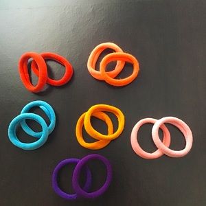 6 sets of hair elastic